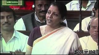 Nirmala Seetha Raman Answers in Tamil in Parliament  Dinamalar August 9th News [upl. by Dranyam584]