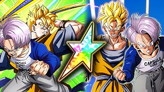 100 TUR FUTURE GOHAN amp TRUNKS  LR FUTURE GOHAN amp TRUNKS ROTATION Dragon Ball Z Dokkan Battle [upl. by Annawaj]