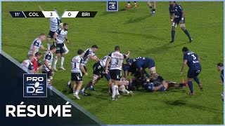 PRO D2 Saison 20232024 J13  Résumé Colomiers Rugby  CA Brive [upl. by Rimaa]