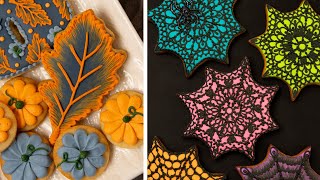 1 Hour Halloween and Fall Cookie Decorating 🎃🍂 [upl. by Esbenshade]