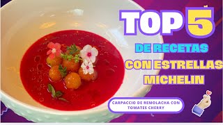 Capítulo no1 del top 5  CARPACCIO DE REMOLACHA CON TOMATES CHERRY [upl. by Trudy]