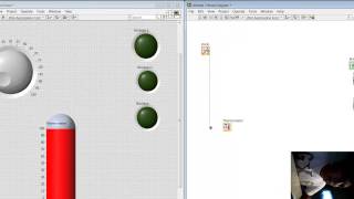 alarma de temperatura en labview [upl. by Neils]