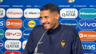 William Saliba Post Match interview Austria vs France 01 [upl. by Savage493]