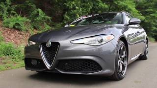 2018 Alfa Romeo Giulia Ti Sport Review  Start Up Walk Around and Test Drive [upl. by Roth]