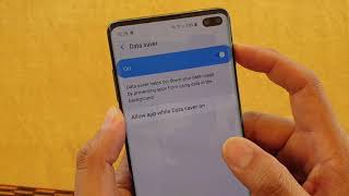 Samsung Galaxy S10  S10 How to Allow App While Data Saver is On [upl. by Pizor273]