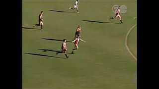 Luke Beveridge kicking a 50m goal for Saint Kilda [upl. by Adnorahs929]