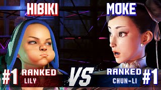 SF6 ▰ HIBIKI 1 Ranked Lily vs MOKE 1 Ranked ChunLi ▰ High Level Gameplay [upl. by Stoneman]