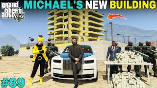 MICHAELS NEW BUILDING IN SANDY SHORES  GTA 5 GAMEPLAY 89 [upl. by Anelet996]