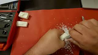 Maxillary second premolar tooth carving demonstration [upl. by Myrtle980]