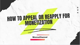 How to Appeal YouTube Monetization Rejected Reuse  2022 [upl. by Enylorac57]