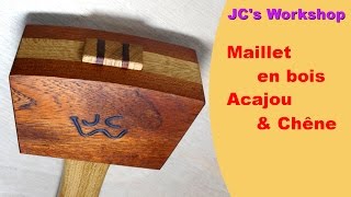 Comment faire un maillet en bois Acajou amp Chêne  Travail du bois 41 [upl. by Saxela468]