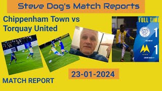 Chippenham vs Torquay United Match Report [upl. by Eanej949]