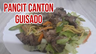 PANCIT CANTON WITH SOTANGHON PANCIT GUISADO [upl. by Yesnel]