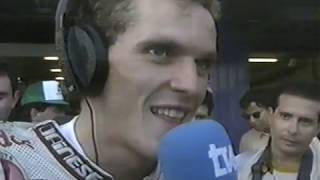 Garriga entrevistado en el Superprestigio 1991 [upl. by Nirrak]