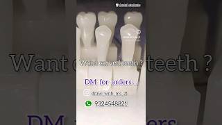 wax carvings bds dentalstudents shorts maxillary Central incisor carving  paid work [upl. by Aihsit]