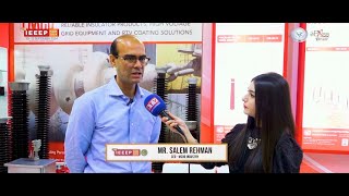 Salem Rehman  CEO of EMCO Industries  Highlights Substation Equipment  at 13th IEEEP Fair 2024 [upl. by Carrissa]