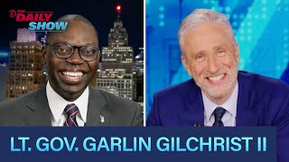 Lt Gov Garlin Gilchrist II  Staying Optimistic for the Future on Election Night  The Daily Show [upl. by Anillek]