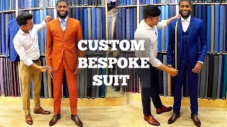 Two Custom Tailored Bespoke Suits Made in Bangkok Thailand 🇹🇭 Start to Finish [upl. by Nahama]