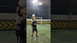 Football headstall ⚽️ shorts trending football freestyle [upl. by Mcfarland]