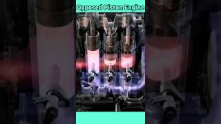 opposed piston engine  engineering viral technology vigyanrecharge shortvideos [upl. by Rush]