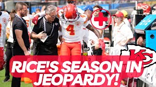 Rashee Rices Shocking Injury How It Impacts the Chiefs’ Super Bowl Run [upl. by Ynnot]