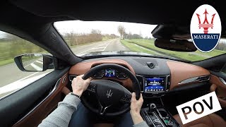 POV DRIVE Maserati Levante S 430BHP Sound amp Accelerations [upl. by Aihtnic]