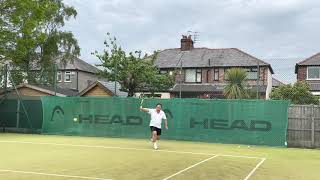 Tennis practice with the Spinfire Pro 2 V2 [upl. by Sunderland]