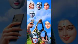 Bhole Baba amp Mata Parvati Right Face Matching Magic  Ronaldo Real Satisfying Toys shorts [upl. by Sreip]