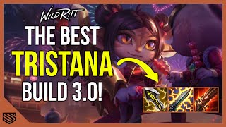 NEW FIRECRACKER TRISTANA SKIN  THE BEST BUILD  Patch 30  Wild Rift Guides [upl. by Zetniuq]