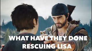 DAYS GONE Rescuing Lisa from Rippers What Have They Done Mission PS4 Gameplay [upl. by Angelle]