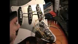 Squier Strat SE  Episode 3 Body Cavity Shielded and New Pickguard Assembly Built [upl. by Ehtyde]