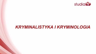 Kryminalistyka i kryminologia [upl. by Owen]