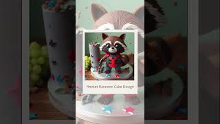 Rocket Raccoon Themed Cake Design ai guardiansofthegalaxy [upl. by Iuqcaj]