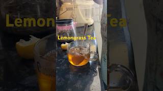 Fresh Morning Lemon Tea with Lemongrass Amazing health benefits Beautiful weather  Instant Tea [upl. by Garett35]