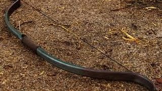 How to Make a PVC Recurve Bow  Fiberglass rod reenforced [upl. by Bronwen968]