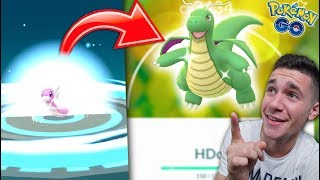 EVOLVING TO SHINY DRAGONITE in Pokémon Go✨ NEW BEST SHINY IN THE GAME [upl. by Ecinreb]