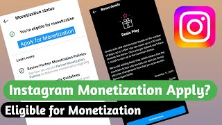 Instagram Monetize Enable  Complete Guide To Use Instagram Monetization Features  Eligible Insta [upl. by Ecirahs]