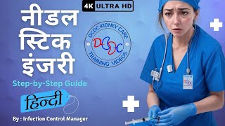 Needle Stick Injury in Hindi  Needle Prick Injury  NSI  Step by Step Guide  dcdc ttt nabh [upl. by Adnwahsal]