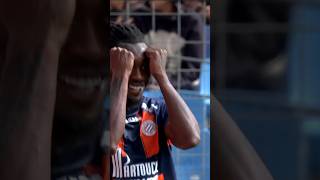 Le premier but de Karamoh avec le MHSC 🧡💙 ligue1ubereats [upl. by Avuha]