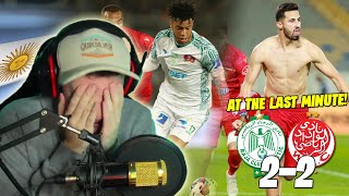 😱🇦🇷 ARGENTINE REACTS to RAJA 2x2 WYDAD  Casablanca Derby 050423 🏆🇲🇦 [upl. by Grant]