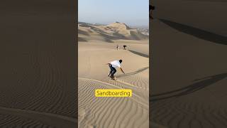 Sandboarding dunas travelblog [upl. by Gudrin]