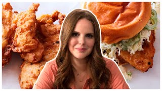 CraveWorthy Fried Chicken Sandwich  CraveWorthy Eats  Food Network [upl. by Orravan]