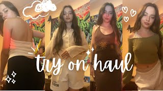 ASMR Huge Shein Clothing Haul  Try On 💖 fabric sounds mouth sounds [upl. by Eahcim]