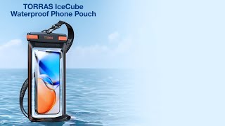 TORRAS IPX8 Waterproof Phone Pouch Floating Underwater Screen Touchable Waterproof Phone Case [upl. by Leontina]