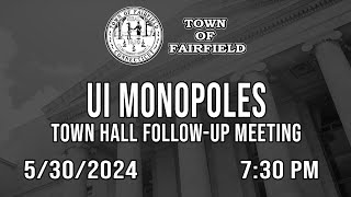 UI Monopoles Town Hall FollowUp Meeting  5302024 [upl. by Macgregor]