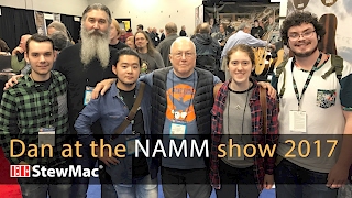 Dan Erlewine at the NAMM Show 2017 [upl. by Ametaf74]