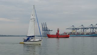 Felixstowe Ferry Sailing Club cruise to the River Orwell and Blackwater Aug 2020 [upl. by Ahseined]