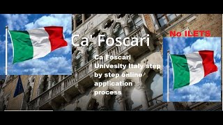 Ca Foscari University application process [upl. by Stimson]