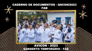 🔥SARGENTO Temporário da AERONÁUTICA – QSCon 2023  ENTREGA DE DOCUMENTOS FABAVICON  DICAS [upl. by Lupiv]