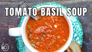 The Best Roasted Tomato Basil Soup [upl. by Erda]